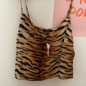 Tiger print, forever 21 tank
